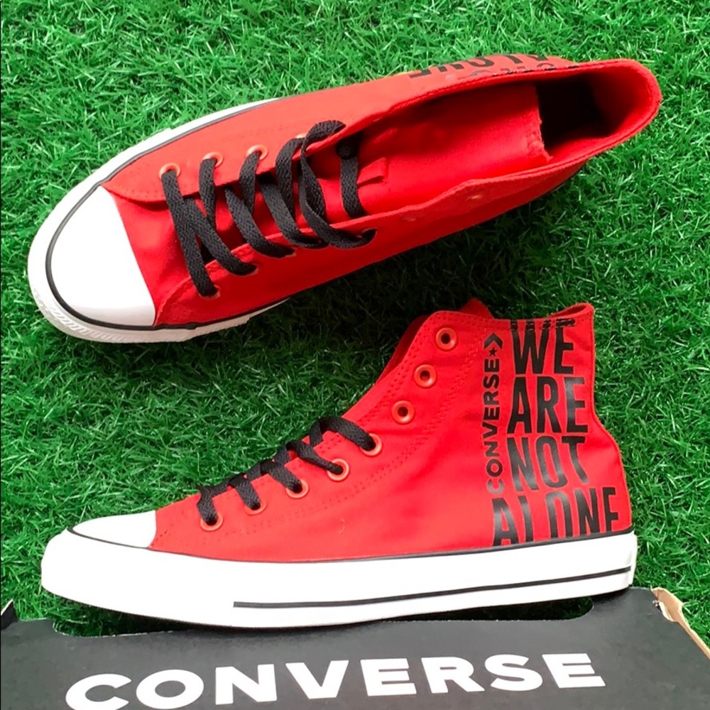 Converse CTAS Hi enamel red/black/white men’s - Picture 14 of 16
